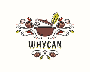 Culinary Restaurant Pot Logo