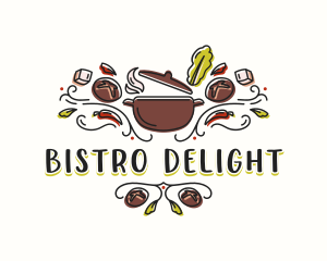 Culinary Restaurant Pot logo design