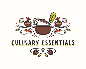 Culinary Restaurant Pot logo design