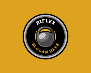 Kettlebell Gym Fitness Logo