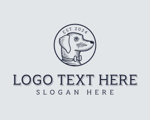 Pit Bull - Pet Dog Veterinarian logo design