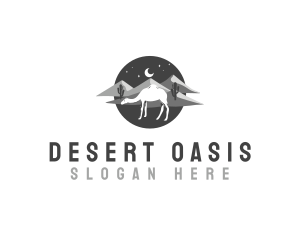 Camel - Camel Oasis Desert logo design