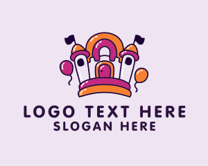 Party - Fun Inflatable Bounce House logo design