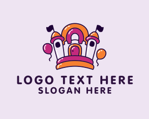 Indoor Playground - Fun Inflatable Bounce House logo design