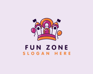 Fun Inflatable Bounce House  logo design