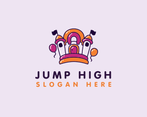 Fun Inflatable Bounce House  logo design