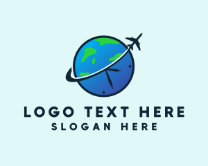 Travel - Travel Agency Clock logo design