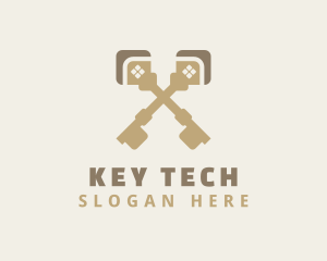 Property Home Key logo design