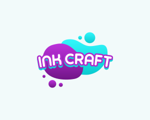 Ink - Fun Paint Ink logo design