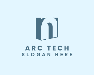 Arc - Architecture Arc Letter N logo design