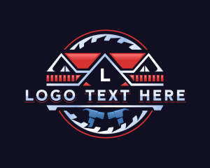 Hammer - Roofing Construction Contractor logo design