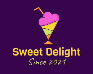 Sherbet - Colorful Sherbet Dessert logo design