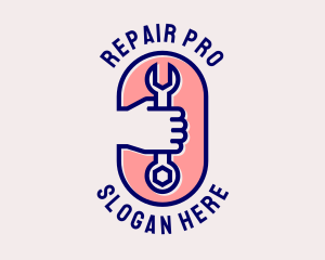 Mechanic Repair Wrench  logo design