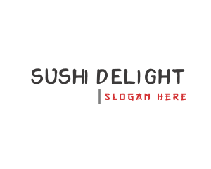 Sushi Bar - Oriental Japanese Business logo design