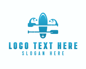 Skimboarding - Fitness Sports Kayak logo design