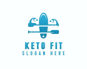 Fitness Sports Kayak logo design