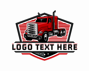 Trailer - Truck Forwarding Freight logo design