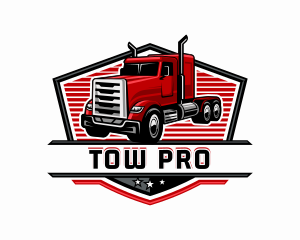 Tow - Truck Forwarding Freight logo design