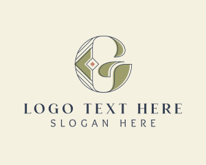 Couturier - Elegant Realty Letter G logo design
