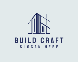 Home Building Architecture logo design