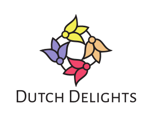 Dutch - Colorful Tulip Flowers logo design