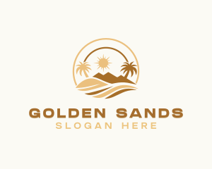 Sand - Sand Dune Outdoor Travel logo design