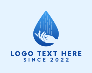 Water Supply - Hygienic Hand Sanitizer logo design