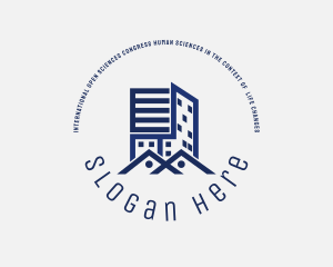 City Building House Realtor  Logo