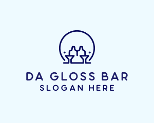 Minimalist Cocktail Bar logo design