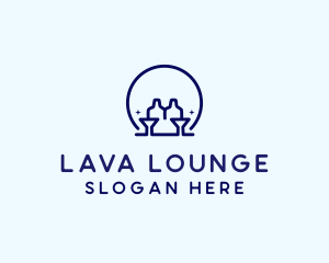 Minimalist Cocktail Bar logo design