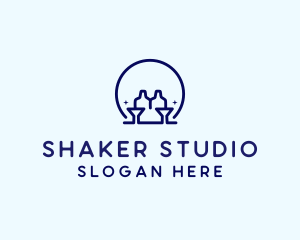 Shaker - Minimalist Cocktail Bar logo design