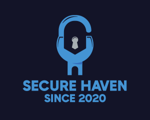 Privacy - House Security Lock logo design