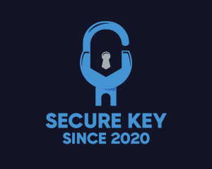 Password - House Security Lock logo design