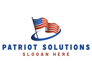 Patriot - American Flag Patriot logo design