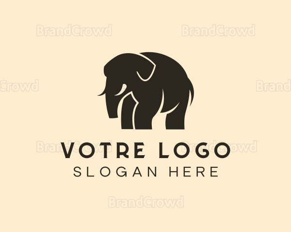 Wild Elephant Safari Logo