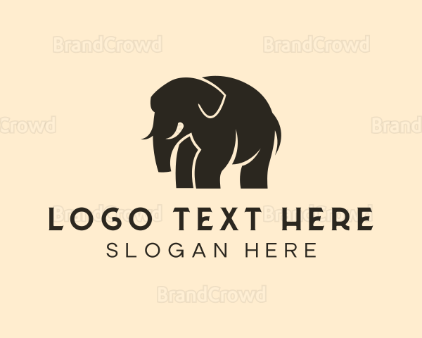 Wild Elephant Safari Logo