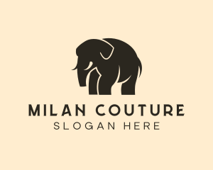 Wild Elephant Safari Logo