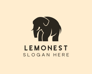 Desert - Wild Elephant Safari logo design