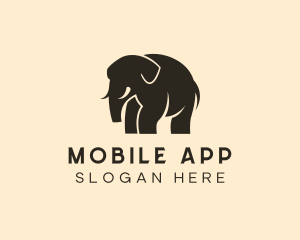 Desert - Wild Elephant Safari logo design