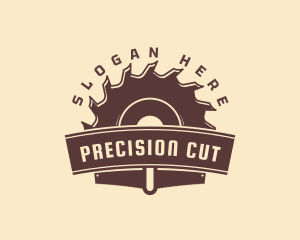 Handsaw - Circular Saw Woodwork logo design