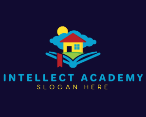 Academics - Kindergarten Book School logo design