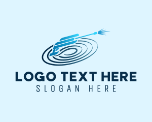 Tools - Pressure Washer Hose logo design