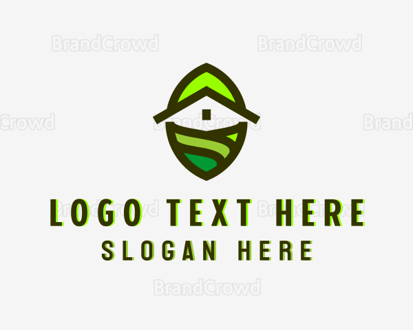 Home Gardening Lawn Care Logo