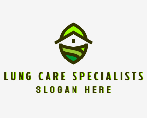 Home Gardening Lawn Care logo design