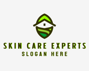 Home Gardening Lawn Care logo design