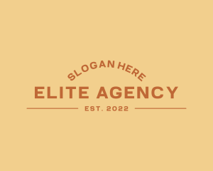 Retro Business Agency logo design