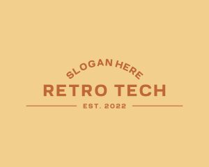 Retro Business Agency logo design