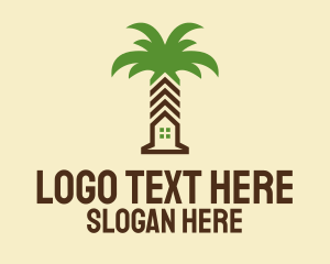 Plant - House Landscape Contractor logo design