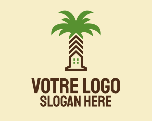 Cabin - House Landscape Contractor logo design