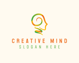 Psychologist Mind Therapy logo design